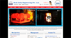 Desktop Screenshot of deckindia.com